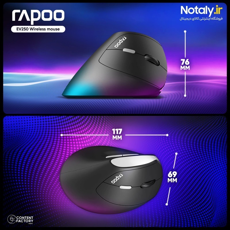 ماوس بیسیم رپو مدل EV250