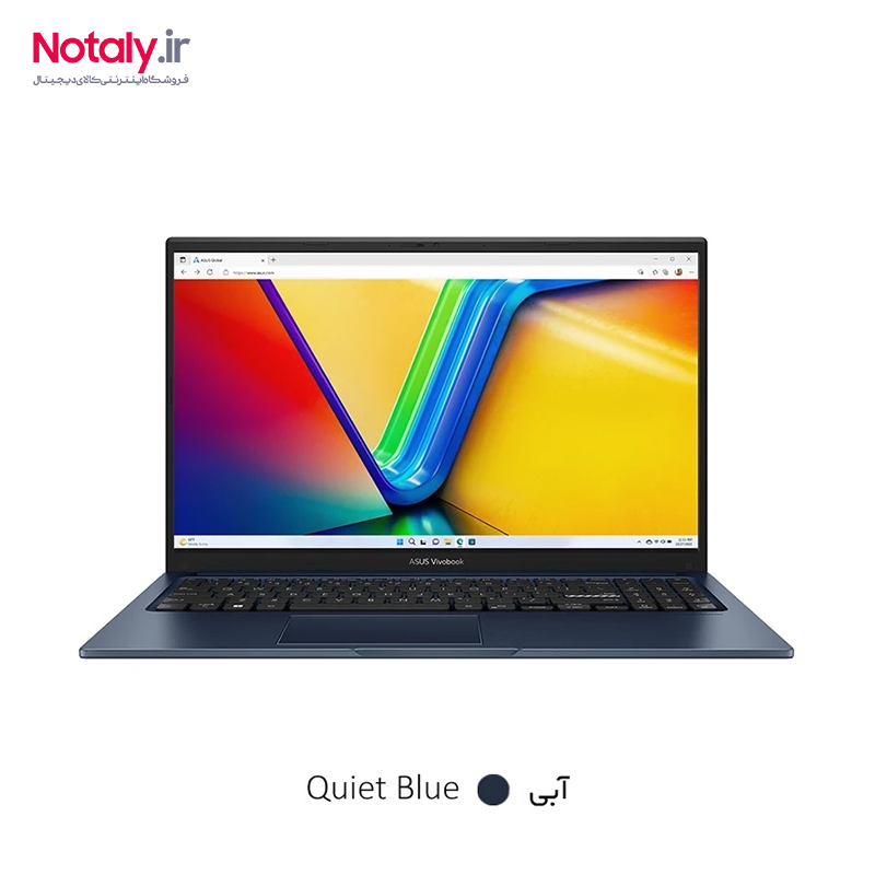 لپ تاپ 15.6 اینچی ایسوس مدل VIVOBOOK X1504VA-BQ4675 پردازنده CI3-1315U رم 8GB DDR4 حافظه 512GB SSD گرافیک INTEL UHD